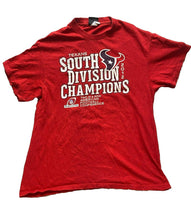 Load image into Gallery viewer, Houston Texans Shirt Adult Large Red NFL AFC American Football 2012 Playoffs Men