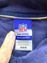 Load image into Gallery viewer, VTG St Louis Rams Shirt Adult Medium Navy Blue Reebok LA Button Up NFL Football