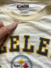 Load image into Gallery viewer, VTG Pittsburgh Steelers Shirt Adult 2XL XXL Dingy White NFL Football AFC 90s Men
