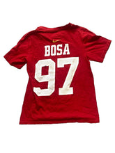 Load image into Gallery viewer, San Francisco 49ers Shirt Youth Medium Nick Bosa #97 Nike NFL Football Boys
