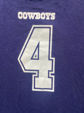 Load image into Gallery viewer, Dallas Cowboys Shirt Adult 2XL XXL Navy Blue Dak Prescott #4 NFL Football Mens