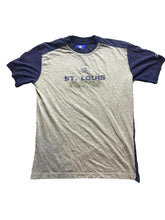 Load image into Gallery viewer, VTG St Louis Rams Shirt Youth Extra Large Gray Navy Reebok Sportswear NFL Boys