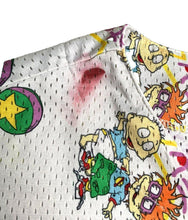 Load image into Gallery viewer, Rugrats Shirt Adult Extra Large White AOP Baseball Jersey Nickelodeon Mens