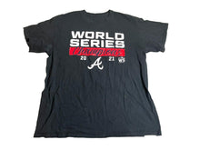 Load image into Gallery viewer, Atlanta Braves Shirt Adult Large Black World Series Champions MLB Baseball Mens