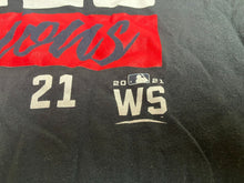 Load image into Gallery viewer, Atlanta Braves Shirt Adult Large Black World Series Champions MLB Baseball Mens