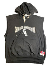 Load image into Gallery viewer, VTG Chicago White Sox Shirt Adult Large Black Hoodie Nutmeg MLB Baseball Mens