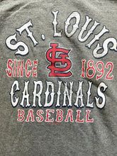 Load image into Gallery viewer, St Louis Cardinals Sweatshirt Adult Extra Large Gray Baseball MLB Raglan Mens