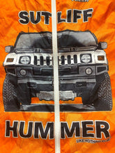 Load image into Gallery viewer, Voler Jersey Adult 3XL Orange Black Zip Up Cycling Biking Sutliff Hummer USA Men