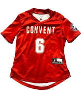 Load image into Gallery viewer, Czech Republic Jersey Youth Small Red Convent #6 Soccer BSN Sports Boys