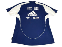 Load image into Gallery viewer, Adidas Shirt Adult Extra Large Blue White Climalite Sportswear Soccer Sport Mens