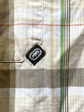 Load image into Gallery viewer, Ecko Unltd Shirt Adult 2X Green Tan Plaid Button Up Y2K Rhino Brand Casual Mens