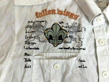 Load image into Gallery viewer, Fallen Wings Shirt Adult Large Button Up Grunge Gothic AFFLICTION STYLE Mens