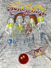 Load image into Gallery viewer, Aerosmith Shirt Womens 1X Gray Rock & Roll Music Band Concert Tour Plus Ladies