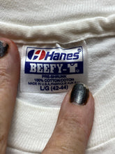 Load image into Gallery viewer, VTG Aids Walk Shirt Adult Large White 1992 Single Stitch Team Chevron 90s Mens