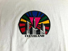 Load image into Gallery viewer, VTG Cleveland Shirt Adult Extra Large White Skyline Ohio Single Stitch 90s Mens