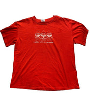 Load image into Gallery viewer, VTG Chillin With My Gnomies Shirt Adult Large Red Heavyweight Y2K Streetwear Men