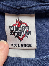 Load image into Gallery viewer, VTG House Of Blues Shirt Adult 2XL XXL Navy Blue Orlando Unity Diversity 90s Men