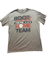 Load image into Gallery viewer, VTG Baseball Shirt Adult Medium Gray Root For The Home Team Sportswear 90s Mens