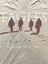 Load image into Gallery viewer, Eagles Shirt Adult Extra Large Khaki Long Road Out Of Eden Concert Tour Mens