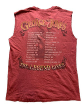 Load image into Gallery viewer, George Jones Shirt Adult Medium Maroon Fade The Legend Lives Concert Tour Y2K