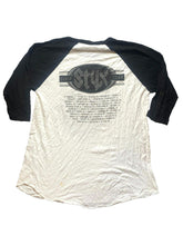 Load image into Gallery viewer, STYX Shirt Adult Large Renegade World Tour Concert Raglan The Jig is Up Mens