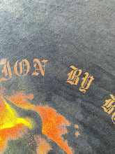 Load image into Gallery viewer, Boohooman Shirt Adult Extra Large Black Grunge Flame Skull Devil Gothic Mens