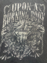 Load image into Gallery viewer, Upon A Burning Body Shirt Adult Extra Large Grunge Gothic Skull Thrashed Mens
