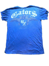Load image into Gallery viewer, Florida Gators Shirt Adult Large Blue Grunge Streetwear Skater UF Wings Mens