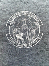 Load image into Gallery viewer, VTG Contracting Squadroom Shirt Adult Extra Large Black Wizard Y2K Grunge Mens