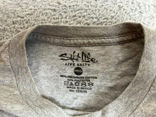 Load image into Gallery viewer, Salt Life Shirt Adult Medium Live Salty Pocket Ghost Ship Grunge Goth Mens