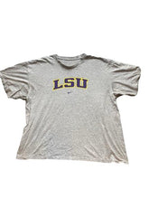 Load image into Gallery viewer, LSU Tigers Shirt Adult 2X Gray University Nike Swoosh NCAA Sportswear Plus Mens