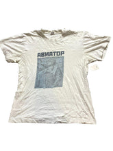 Load image into Gallery viewer, American Aviator Shirt Adult Small Ivory ABNATOP Transcontinental Flight Mens