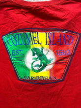 Load image into Gallery viewer, VTG Cozumel Island Shirt Adult Extra Large Red Iguana Caribbean Iguana Rasta Men