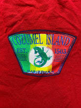 Load image into Gallery viewer, VTG Cozumel Island Shirt Adult Extra Large Red Iguana Caribbean Iguana Rasta Men