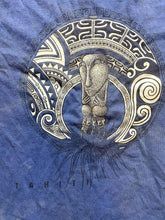 Load image into Gallery viewer, Tahiti Shirt Adult Extra Large Fading Navy Tiki Hawaiian Streetwear Crewneck Men