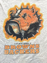 Load image into Gallery viewer, VTG Cleveland Browns Shirt Adult Extra Large Heather Gray Backers NFL Football