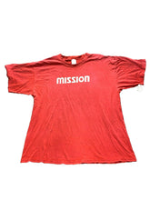 Load image into Gallery viewer, VTG Mission Foods Tortillas Shirt Adult Extra Large Red Football Tailgaters Mens