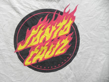Load image into Gallery viewer, Santa Cruz Skateboards Shirt Adult Medium Flame Logo Fire Dot Streetwear Mens