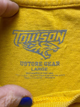 Load image into Gallery viewer, Towson Tigers Shirt Adult Large Gold College University NCAA Sportswear Mens