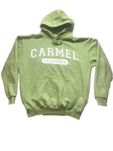Load image into Gallery viewer, Carmel California Sweatshirt Adult Small Green Fleece Pocket Hoodie Sweater Mens