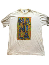 Load image into Gallery viewer, VTG Manila Shirt Adult Extra Large Single Stitch Abstract Art Island Spice Mens