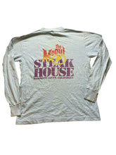 Load image into Gallery viewer, VTG The Mogul Steak House Shirt Adult Medium Single Stitch 70s 80s Blue Mens