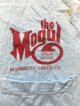 Load image into Gallery viewer, VTG The Mogul Steak House Shirt Adult Medium Single Stitch 70s 80s Blue Mens