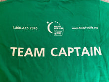 Load image into Gallery viewer, American Cancer Society Shirt Adult Medium Relay for Life Team Captain Mens