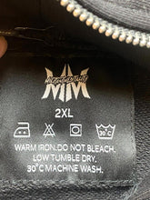 Load image into Gallery viewer, Militant Mentality Sweatshirt Adult 2XL Black Zip Up Hoodie Money Power Mens NWT