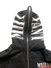 Load image into Gallery viewer, Militant Mentality Sweatshirt Adult 2XL Black Zip Up Hoodie Money Power Mens NWT