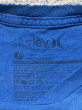 Load image into Gallery viewer, Hurley Shirt Adult Large Blue Lightning Ombre Logo Classic Streetwear Mens