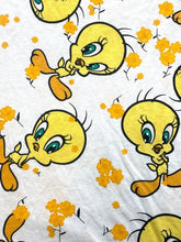 Load image into Gallery viewer, Tweety Bird Shirt Womens Large Yellow AOP Flower Looney Tunes Warner Bros NWT