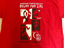Load image into Gallery viewer, American Cancer Society Shirt Womens Medium Relay for Life We Can Help Committee