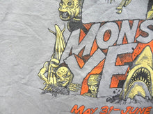 Load image into Gallery viewer, Wonderfest Monster Shirt Adult 2XL 25 Years Dracula Jaws Louisville Sci-Fi Mens